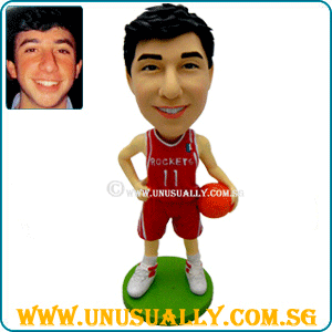 Personalized 3D Caricature Basketball Figurine